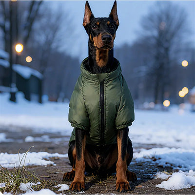 Manteau Polaire Chaud Grand Chien Labrador Husky