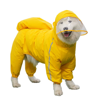 Manteau Imperméable Combinaison Visière Husky Samoyède 8XL-12XL