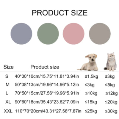 Canapé pour Chien Moelleux Effet Daim Jusqu'à 105 cm