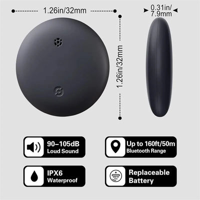 Traceur GPS Chien iPhone 105 dB avec Étui Silicone