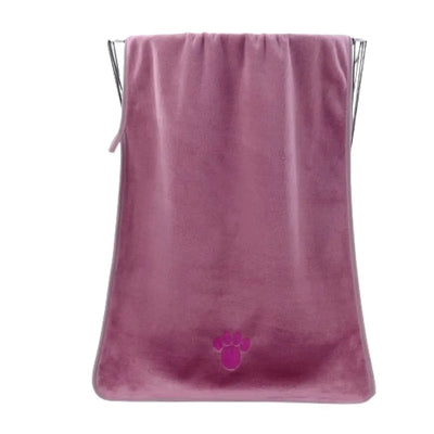 Serviette de Toilettage Microfibre Douce Chien