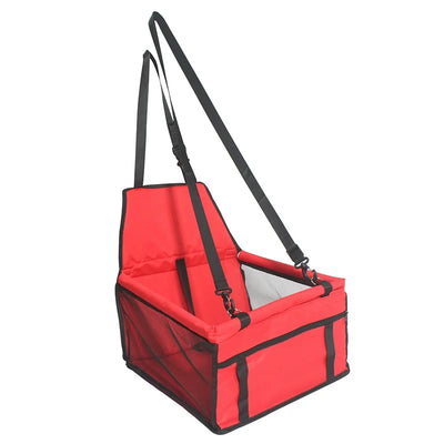 Siège de Voiture Rehausseur Pliable pour Petit Chien avec Sangle