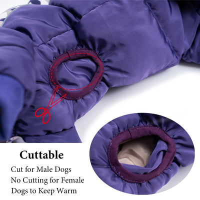 Manteau Imperméable Combinaison de Neige Chaude Chien Moyen
