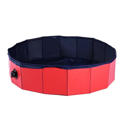 Piscine pour Chien Grande Taille 160 cm PVC Gris