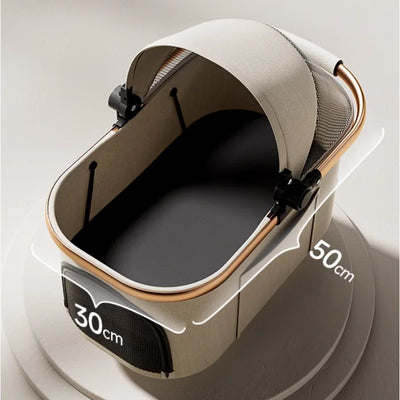 Poussette Chien Nacelle Amovible Pliable Voyage