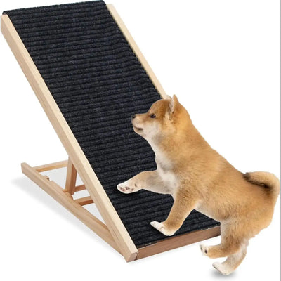 Rampe pour Chien Bois Réglable Pliable Antidérapante 45 kg