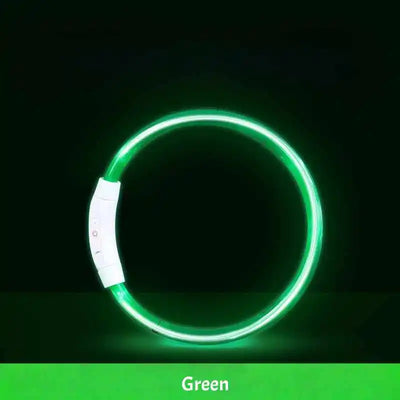 Collier Lumineux LED Étanche 3 Modes Rechargeable Chien