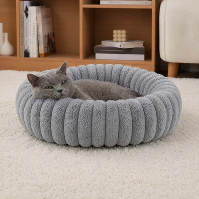 Panier Rond Ultra Doux Petit Chien et Chat