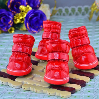 Bottes Hiver Gros Chien Antidérapantes Réfléchissantes