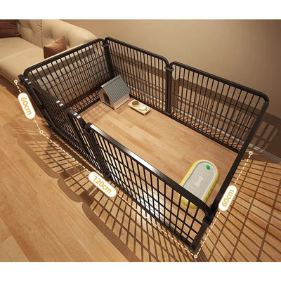 Enclos Modulable pour Chien d'Intérieur Haut et Robuste