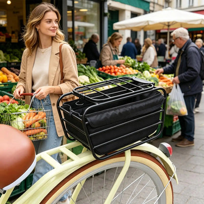 Porte-Chien de Vélo Arrière pour Porte-Bagages Petit Chien