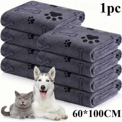 Serviette Microfibre Séchage Rapide pour Chien