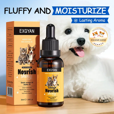Huile Soin Pelage Chien Orange Douce et Jojoba 30 ml