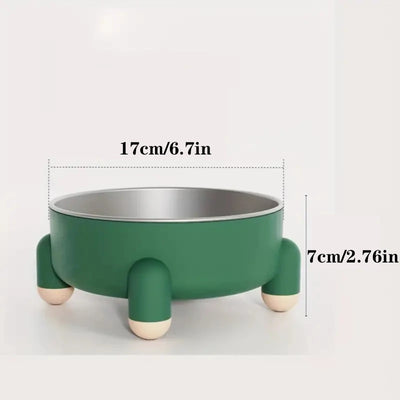 Gamelle Surélevée Inox sur Pieds 17 cm Petit Chien