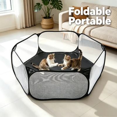 Parc pour Chien Pop-Up Hexagonal 6 Coloris 120 cm
