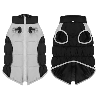 Doudoune Imperméable Réfléchissante Chien Anneau D