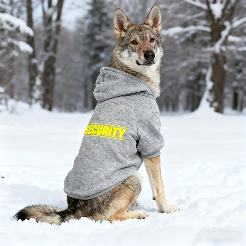 Sweat à Capuche Security Doublé Polaire pour Chien