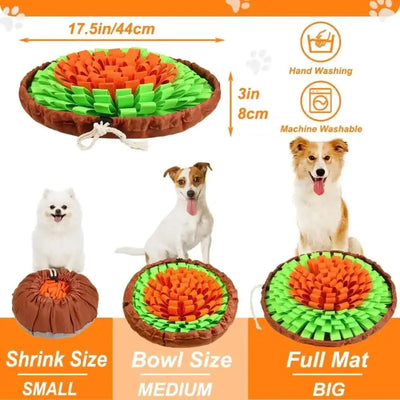 Tapis de Fouille Rond Pliable 44 cm pour Chien