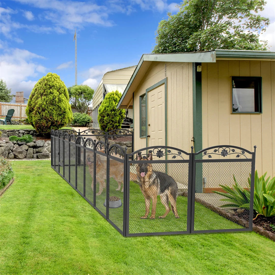 Parc pour Chien RapDuty 8 Panneaux Métal Extérieur
