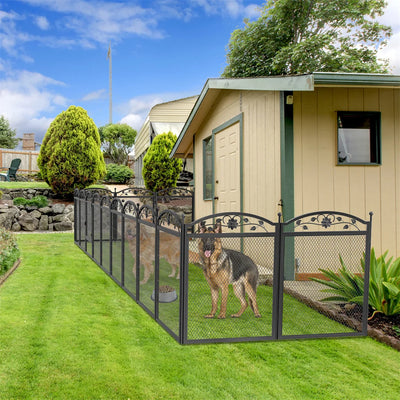 Parc pour Chien RapDuty 8 Panneaux Métal Extérieur