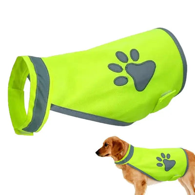 Gilet de Sécurité Réfléchissant Haute Visibilité pour Chien