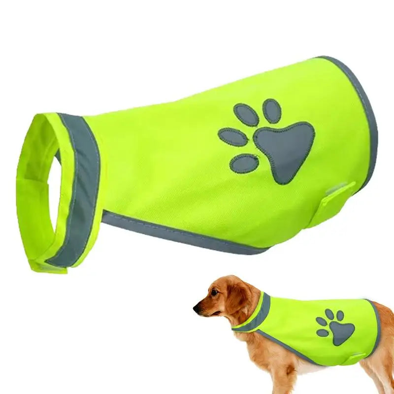 Gilet de Sécurité Réfléchissant Haute Visibilité pour Chien