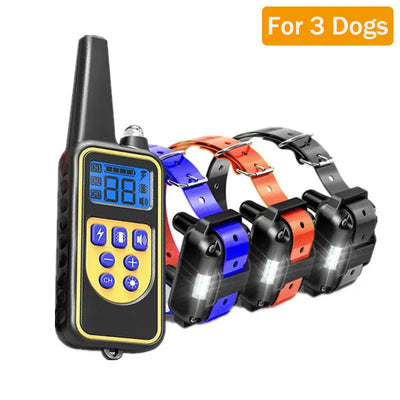 Collier Anti-Aboiement Électrique Gros Chien Télécommande