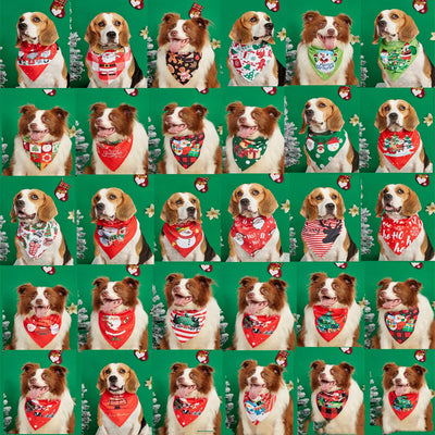 Bandana de Noël Triangulaire pour Chien