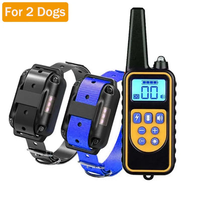 Collier Anti-Aboiement Électrique Gros Chien Télécommande