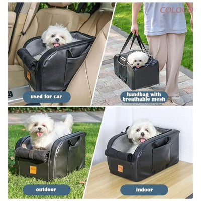 Siège Auto Chien Accoudoir Central Transport Petit Chien