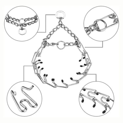Collier Prong Acier Inox Gros Chien Dressage