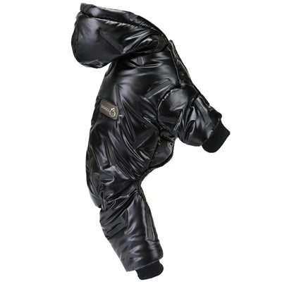 Combinaison Imperméable Hiver 4 Pattes Chien Capuche