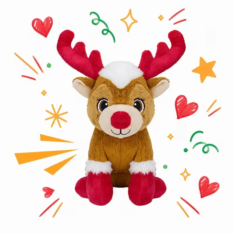 Peluche Renne de Noël Couineur pour Chien