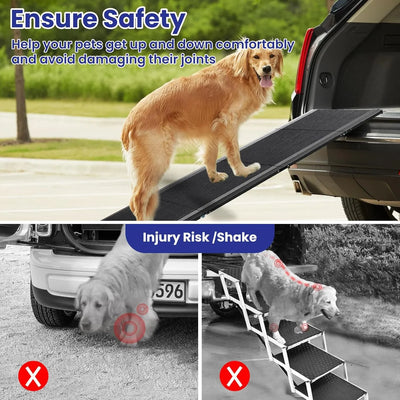 Rampe pour Chien Voiture Pliable Extra Longue 2 ou 3 Volets