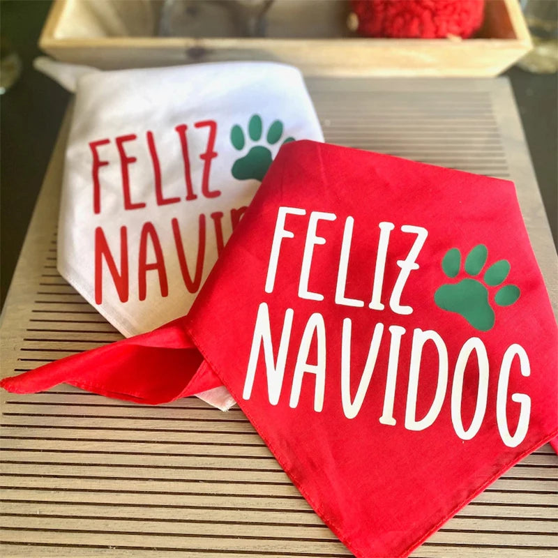 Bandana Feliz Navidog Premier Noël Chien