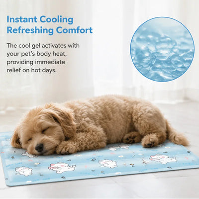 Tapis Rafraîchissant Gel pour Chien Été Non Toxique