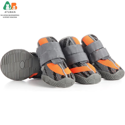Chaussures pour Chien Maille Respirante Marche Semelle Antidérapante