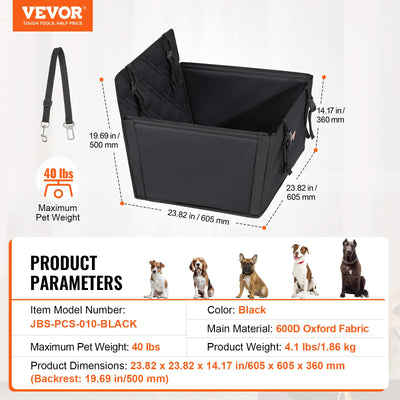Siège Auto Imperméable Gros Chien 45kg