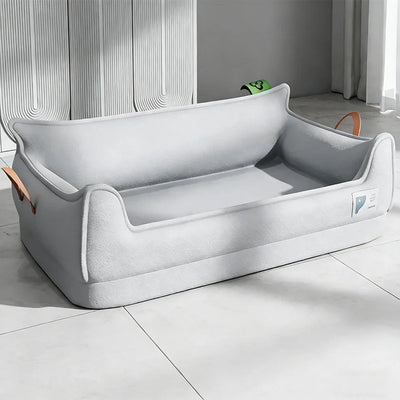 Canapé pour Chien Orthopédique Détachable Lavable Anti-Dérapant