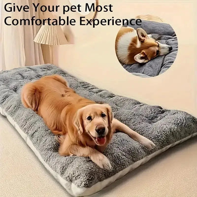 Coussin de Lit Polaire Épais pour Grand Chien