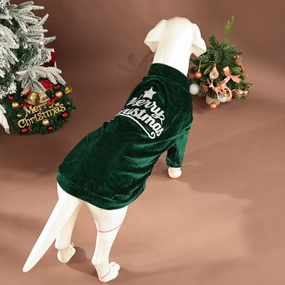 Sweat-Shirt de Noël Velours pour Chien