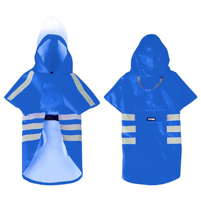 Poncho Imperméable Réfléchissant Chien à Capuche