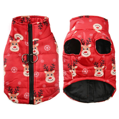 Doudoune de Noël Déguisement Renne Chien