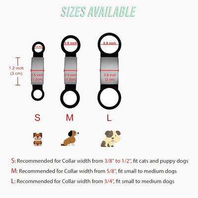 Médaille Silencieuse Gravée Coulissante pour Chien