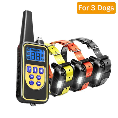 Collier Anti-Aboiement Électrique Gros Chien Télécommande