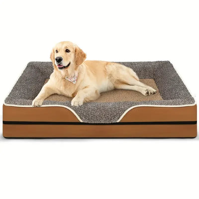 Canapé pour Chien Déhoussable Mousse Épaisse 120 x 80 cm