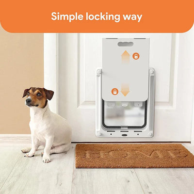 Porte pour Chien Verrouillable Solide Rabat Taille S et L