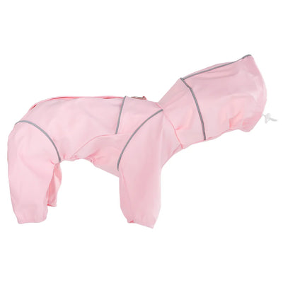Manteau Imperméable pour Petit Chien Quatre Pattes Réfléchissant