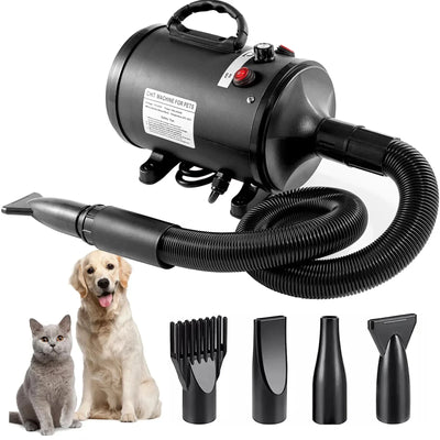 Souffleur de Toilettage Sèche-Poil 100 m/s pour Grand Chien