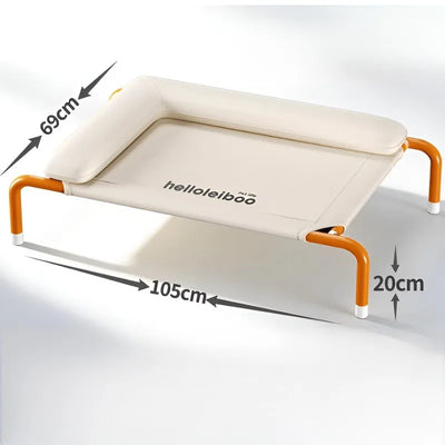 Lit Surélevé pour Chien Maille Respirante Extérieur 105 cm